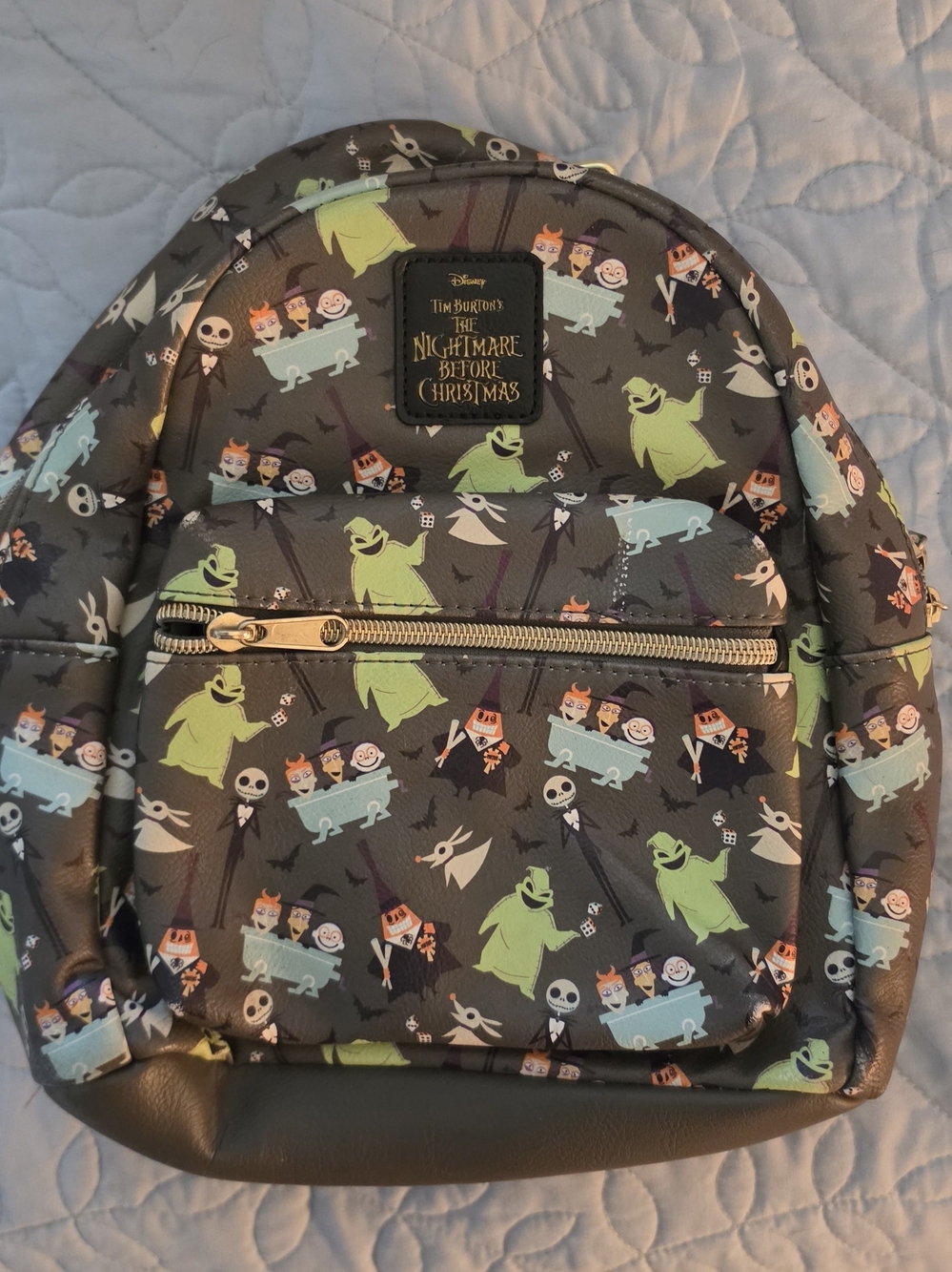 Loungefly Black Nightmare Before Christmas Mini Backpack